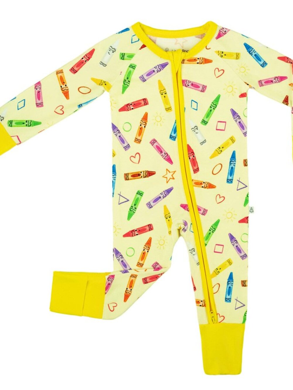 Crayon Crew Bamboo Zipper Romper
